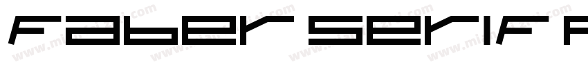 Faber Serif Pro字体转换